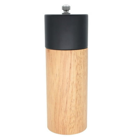 

Tiitstoy Black Pepper Grinder Wooden Manual Creative Pepper Grinder Seasoning Bottle