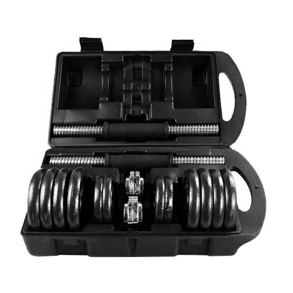 MAGMA 44 LB Adjustable Dumbbell Set With Case