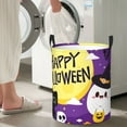 thumbnail image 4 of Laundry Basket, Halloween Happy J Waterproof Laundry Hamper with Padded Handles, Clothes Hamper for Laundry, Bedroom, Dorm, Towels, Laundry Bin Easy Storage, 4 of 6