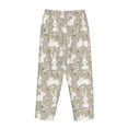 thumbnail image 5 of Daiia Rabbit And Flower Women's Sleep Pant with Pockets and Drawstring,Pajama Pants-XX-Large, 5 of 9