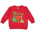 thumbnail image 2 of Inktastic My Gigi Loves Me Grandson Dinosaur Toddler Sweatshirt, 2 of 4