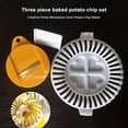 thumbnail image 2 of Rack Self-Assembly Microwave Low Calories Oven Homemade Practical Compact Potato Chips Slicer Maker Bakeware Baking Pans Tools, 2 of 7