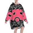 thumbnail image 2 of Harlequin Vintage Or Argyle Blanket Hoodies For Women And Men Adult Oversize Wearable Blanket Hoodies For Soft And Warm, 2 of 9