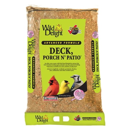 Wild Delight Deck, Porch, N, Patio Wild Bird Feed, 5 lb. Bag, 1 Pack