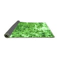 thumbnail image 2 of Ahgly Company Indoor Rectangle Abstract Green Modern Area Rugs, 2' x 4', 2 of 4