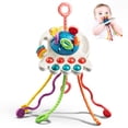 thumbnail image 3 of Juguete sensorial Teether Montessori 4 en 1 para bebés, color azul, 3 of 3