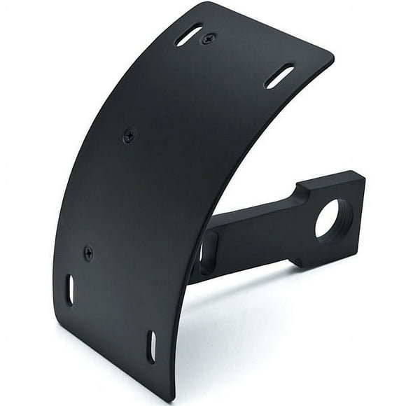 Krator Black Vertical Axle Mount Motorcycle Plate Holder Compatible with Honda VTR 1000 Interceptor Super Hawk