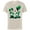 Natural, variant on Green Leprechaun Mickey & Minnie St. Patrick's Day - Short Sleeve Cotton T-Shirt for Adults - Customized-Black