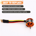 thumbnail image 5 of D2822 Brushless Motor Brushless Outer Rotor Motor Suitable for Remote Control Multi-Rotor Fixed-Wing Aircraft 2600KV, 5 of 8