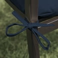 thumbnail image 5 of Better Homes & Gardens 18" L x 19" W Navy Blue Rectangle Outdoor Seat Cushion (2 Pack), 5 of 12