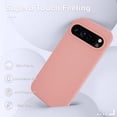 thumbnail image 2 of KOMI for Google Pixel 9 Pro XL Case, Silicone Phone Case with 1 Screen Protector, Soft Anti-Scratch Microfiber Lining, Full Body Shockproof Slim Cover Support Wireless Charging, Pink, 2 of 5