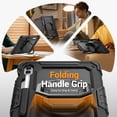 thumbnail image 2 of for Samsung Galaxy Tab S10 Plus/S9 FE+/S9+ Case 12.4 inch, 360 Rotating Shockproof Cover with Stand, Handle, Shoulder Strap (SM-X820/X810/X610), Black, 2 of 6