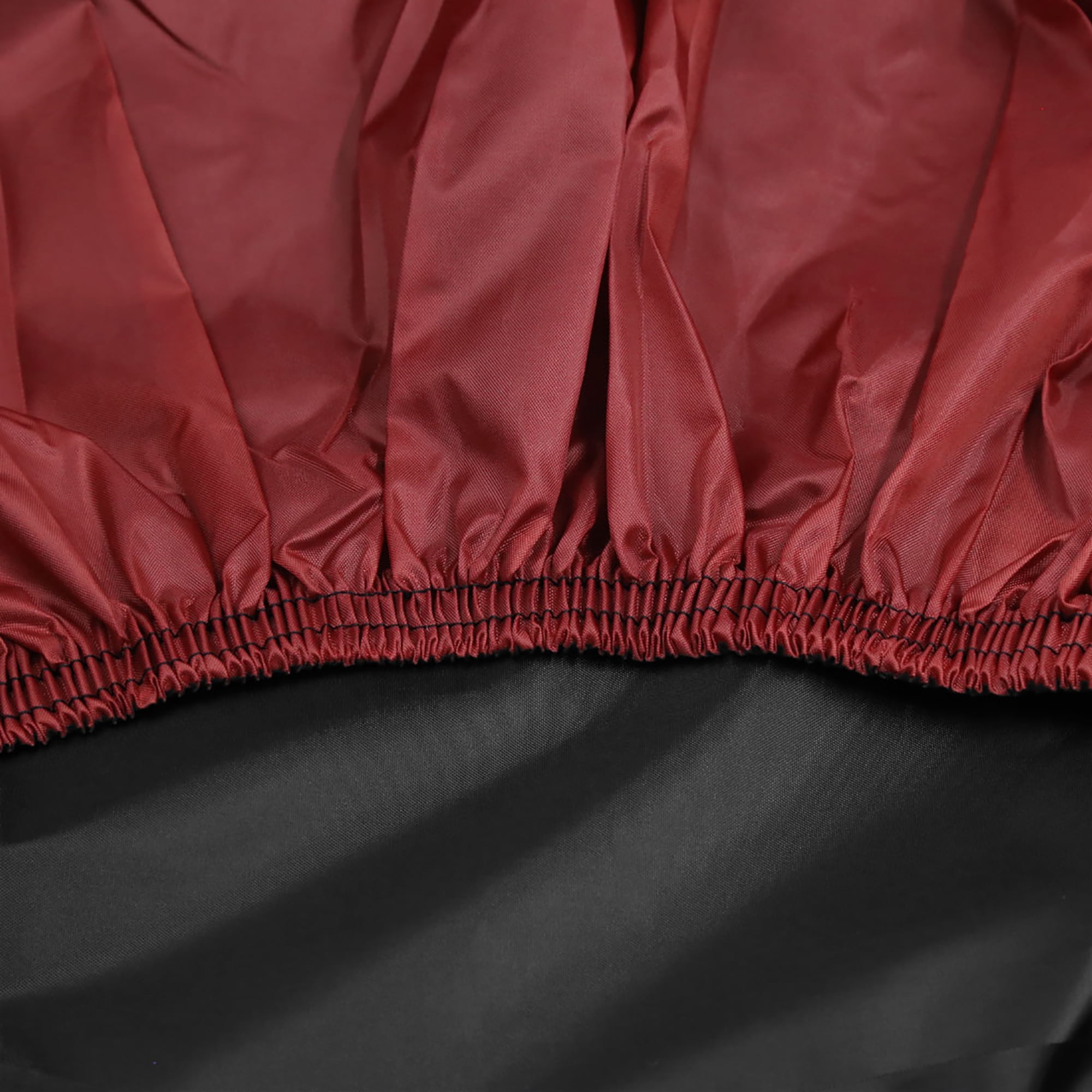 Unique Bargains Durable XXXL 180T Black+Red Motorcycle Cover for Goldwing 1100 1200 1500 1800