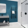 thumbnail image 4 of ANZZI Elgon 14-Bar Carbon Steel Wall Mounted Electric Towel Warmer Rack in Matte Black, 4 of 10