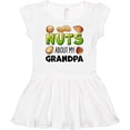 thumbnail image 3 of Inktastic Nuts About My Grandpa Peanut, Almond, Pistachio Girls Baby Dress, 3 of 5