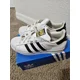 thumbnail image 5 of Ad-id-as, UNISEX WHITE/BLK LEATHER SUPERSTAR J SHOES, SZ MEN 5.5 WOMEN 7, 5 of 6