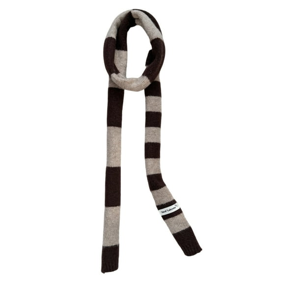 Women's Fashion Knitted Scarf Light weight Neckerchief Modern Stripe Scarves for Autumn and Winter Wardrobes