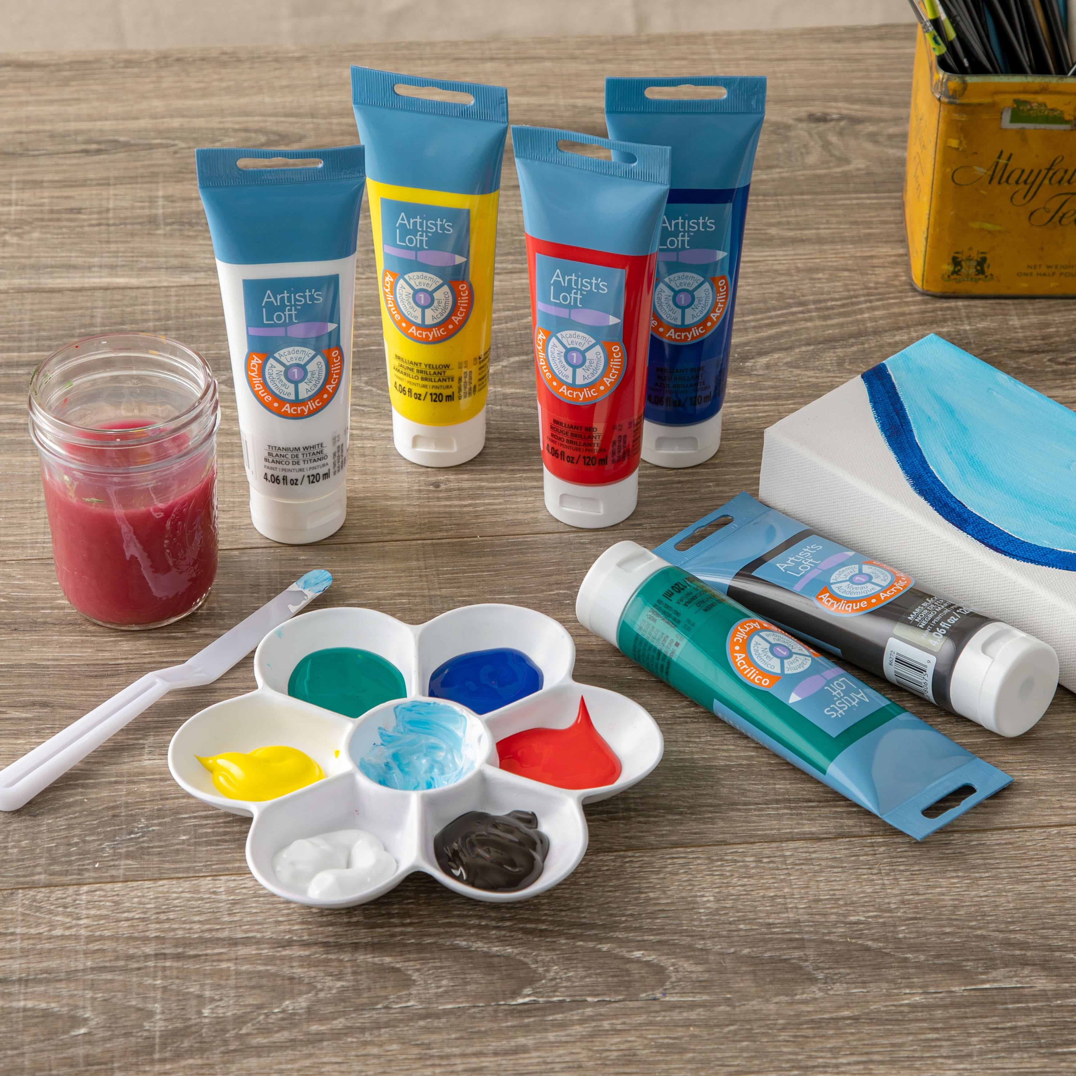 Artist's Loft 6 Color Acrylic Paint Starter Set, 4oz