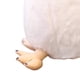 thumbnail image 5 of Juguete de peluche de pájaro Hugo Almohada de muñeca suave para dormitorio sala de estar Blanco, 5 of 9