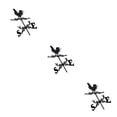 thumbnail image 3 of Matsuzay Dirección Metal Sólido A Veleta Wind Indicadores De Viento Fáciles Indicadores A Tiempo Sólido Gallo Meteorológico Type1 NO1, 3 of 6