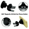 HPDL Black car mobile phone holder air outlet CD port suction