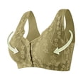 thumbnail image 3 of Women Nursing Bras for Breastfeeding,Wireless Lace Front Button Closure,Wide Strap Seamless Comfort Support Pregnancy Sleep Bra for Postpartum Moms, 3 of 6