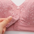 thumbnail image 6 of beishanbush Clothing Bra Under $5 Women Lace Front Button Shaping Cup Adjustable Shoulder Strap Large Size Bra, 6 of 8