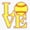 1pcs, variant on Softball Love Distressed Sports Heart Sticker