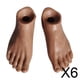 thumbnail image 1 of 6xNude Hombre / Mujer Figura De Acción Escala 1/6 Par De Pies Estilo 5, 1 of 8
