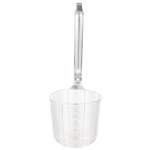Shisuyan Passoire Araignée Portable Cuillère en Acier Inoxydable Robuste Filtre à Pâtes Louche Ménagère Grande Maille Araignée