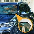 thumbnail image 3 of Yayeee Car Windshield Sun Shade Universal Fit Front Visor Protector, Orange Leaves, 3 of 8
