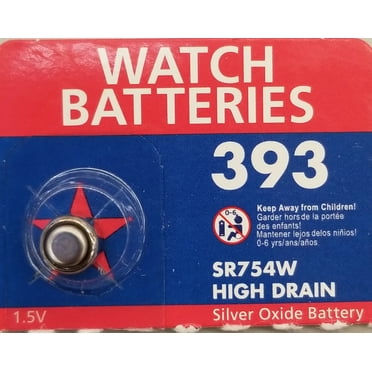 Mercury Free Silver Oxide Bat 393