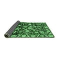 thumbnail image 2 of Ahgly Company Indoor Rectangle Oriental Emerald Green Traditional Area Rugs, 7' x 9', 2 of 4