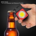 thumbnail image 5 of Julam Mini Keychain Flashlights Rechargeable Small LED Flashlight Flashlight with Fancy Keychain with Folding Bracket Magnet and Bottle Opener Used for Work Fishing Walking Camping custody, 5 of 19