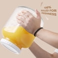 thumbnail image 3 of Novelinks 1 Gallon Glass Storage Jar with Wide Mouth Airtight Plastic Lid, Large Clear Container for Dry Goods, Fermentation, Canning, Pantry,2 pack, 3 of 9