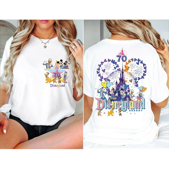 Disneyland Resort 70th Anniversary Shirt, Disneyland 70 Years of Magic Tee, Disney Happiest Place On Earth