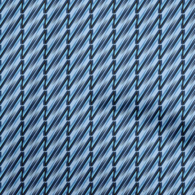 oneOone Polyester Spandex Medium Blue Fabric Abstracts Craft Projects Decor Fabric Printed By The Yard 56 Inch Wide