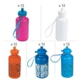 thumbnail image 2 of Fun Express 7 1/2" 18 - 20 Oz. Bulk 60 Count Colorful Water Bottle Assortment, 2 of 2