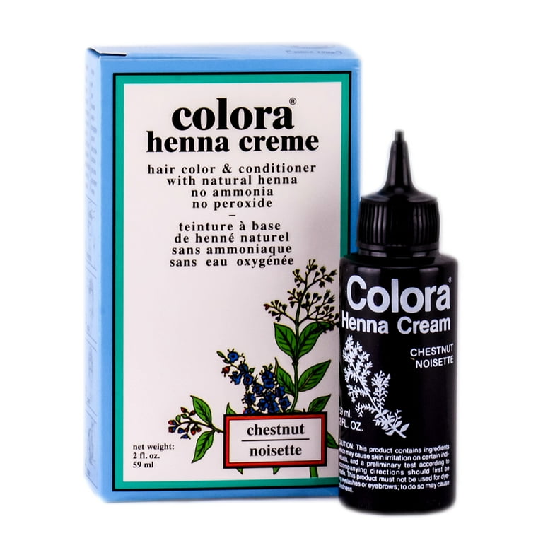 Colora Henna Creme Chestnut Hair Color, 2 oz - Walmart.com