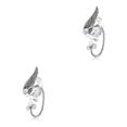 thumbnail image 2 of sweethay Chic Elf Pearl Hollowed Leaf Cosplay Fairy Ear Cuffs Pendientes góticos Joyería Accesorios de disfraces Escalador Halloween Type1 NO1, 2 of 6