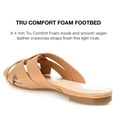 thumbnail image 4 of Journee Collection Womens Haize Tru Comfort Foam Slide Low Block Heel Sandals, 4 of 6