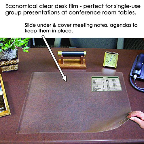 25 X 40 Second Sight Ii Plastic Desk Protector Film Clear