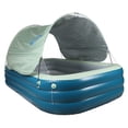 thumbnail image 2 of Large Inflatable Family Pool with Canopy, Durable PVC Material, Water Slide Fun for Adults and Kids, UV Protection, for Backyard Outdoor Use, 2 of 7