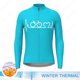 thumbnail image 3 of Maillot de ciclismo para hombre, manga larga, forro polar de invierno, ropa de ciclismo de montaña, uniforme, chaqueta cálida para bicicleta, maillot, ropa de ciclismo, 3 of 5