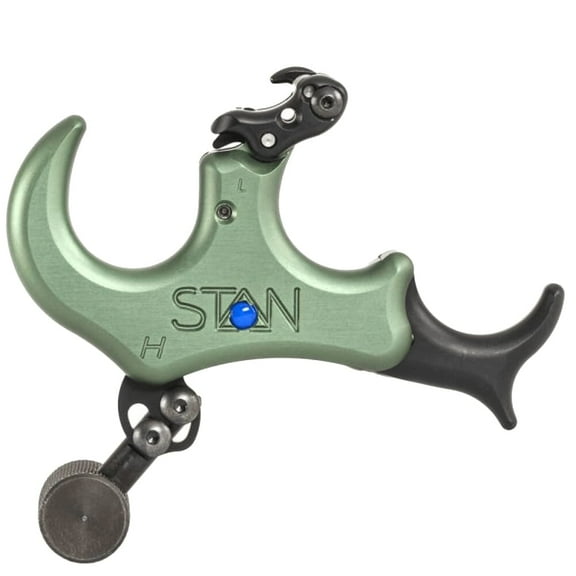 Stan Outdoors OnneX Thumb Sage M Archery Release Aid, Bow Shooting Accessory, Sage Green (8401)
