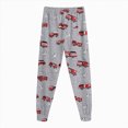 thumbnail image 5 of TOWED22 Little Boys Girls Pajamas 2Pcs Long Sleeve Crewneck Top and Elastic Waist Pants Print Sleepwear Pjs Toddlers, 5 of 5