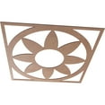 thumbnail image 2 of Ekena Millwork 38"OD x 13 1/8"ID x 3/8"T Blume Wood Fretwork Pierced Ceiling Medallion, Wood (Paint Grade), 2 of 3