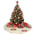 thumbnail image 4 of Falda para árbol de Navidad de Mario, suave y divertida, collar para árbol de Navidad, decoración navideña de estilo rústico, 30", 4 of 4