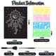 thumbnail image 2 of Juego de papel para rascar ZOCONE, 50 hojas, 20 x 28 cm, Art Craft Kit, 2 of 7