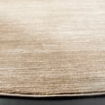 thumbnail image 4 of SAFAVIEH Vision Adrasteia Overdyed Solid Area Rug, 3' x 3' Round, Light Brown - Modern Design, Light Brown, Non-Shedding & Easy Cleaning, Ideal for Living Room, Bedroom, Dining Space, 4 of 13